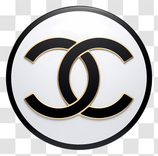 Chanel Logo - Black And Gold Logo Of A Famous Brand Transparent PNG
