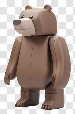 Brown Bear - Toy Bear Figure Transparent PNG