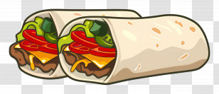 Burritos - Mexican Burritos With Fresh Ingredients Transparent PNG
