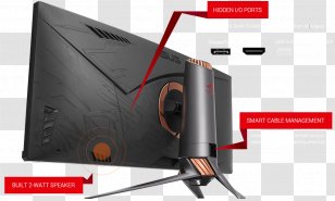 ASUS PG258Q Computer Monitors Nvidia G-Sync 21:9 Aspect Ratio IPS Panel - Hardware - Cool Light Transparent PNG