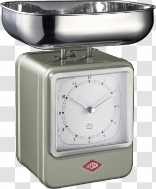 Measuring Scales Keukenweegschaal Kitchen Clock Retro Style - Hardware - Scale Transparent PNG