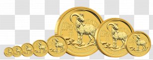 Perth Mint Bullion Coin Gold Lunar Series - Australia - Coins Transparent PNG