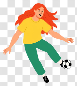 Man Playing Football - Soccer Player In Action Transparent PNG