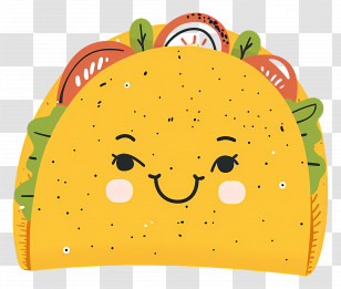 Taco Smiling Taco Human Face Taco Paper Taco Art Happy Taco Transparent PNG