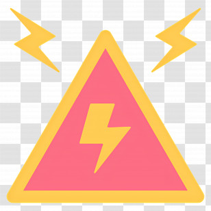 Electrical Warning - Electricity Warning Sign Transparent PNG
