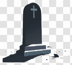 Grave - Gravestone With Cross Transparent PNG