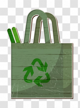 Ecology Icon Shopping Bag Icon Leaf Icon Transparent PNG