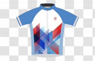 T-shirt Clothing Blue Cycling Jersey - Shirt - JERSEY Transparent PNG