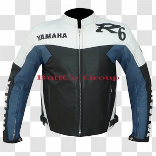 Leather Jacket Motorcycle Helmets Yamaha Motor Company Clothing - Accessories Transparent PNG