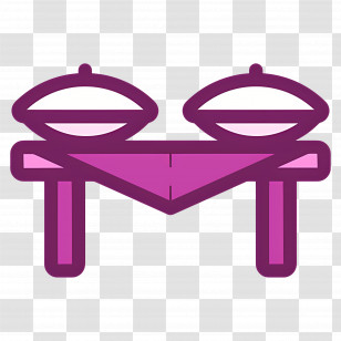 Buffet - Pink Weighing Scale Illustration Transparent PNG