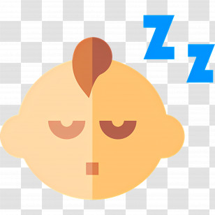Baby Boy - Sleeping Baby With Zzz Transparent PNG