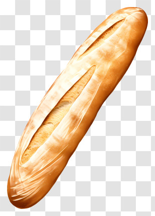 Bread - Crusty French Baguette Transparent PNG