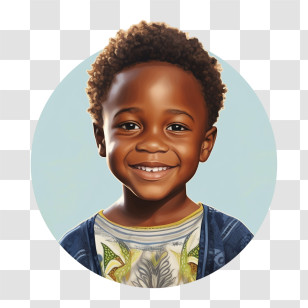 African Child
 - Smiling Young Boy Portrait Transparent PNG