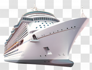Cruise Ship Side View - Luxury Cruise Ship For Ocean Travel Transparent PNG