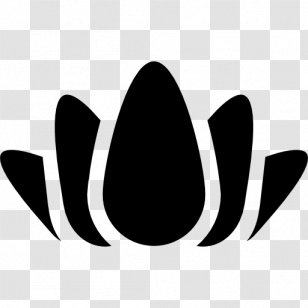 Floral Design Art - Black And White Transparent PNG
