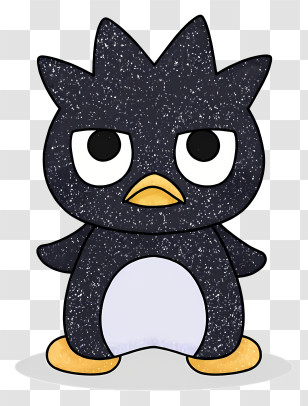 Badtz Maru - Cute Black Penguin Transparent PNG