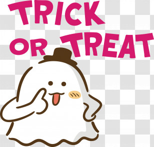 TRICK OR TREAT Halloween Transparent PNG