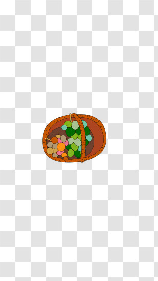 Icon - Basket Of Colorful Balls Transparent PNG