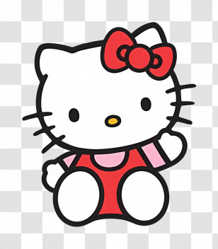 Hello Kitty - Hello Kitty Cute Cartoon Character Transparent PNG