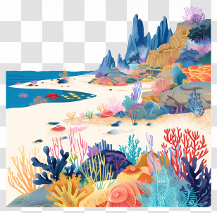 Great Barrier Reef - Coral Reef Transparent PNG