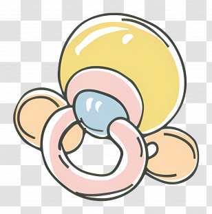 Pacifier - Cute Pacifier For Babies Transparent PNG