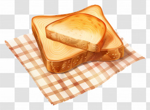 Whole Wheat Bread - Toasted Bread Slices Transparent PNG