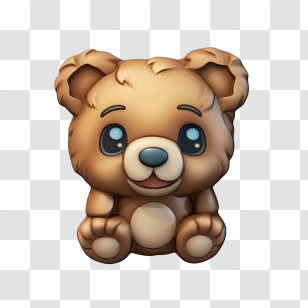 Teddy Bear - Cute Teddy Bear Toy Illustration Transparent PNG