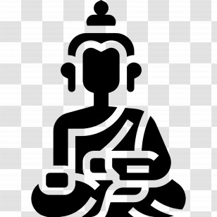 Buddha - Meditating Person In Calm State Transparent PNG