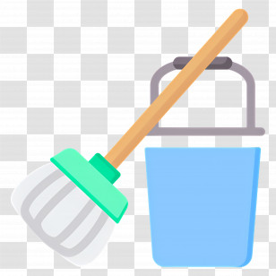 Cleaning Mop - Mop And Bucket For Cleaning Transparent PNG