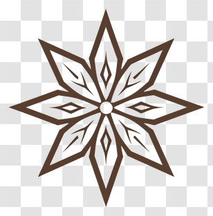 Star Shape - Geometric Star Pattern Transparent PNG