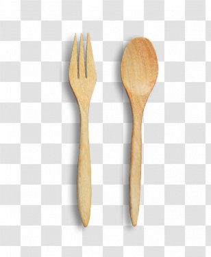 Wooden Spoon Fork Knife - Tableware - Commodity Transparent PNG