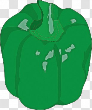 Green Bell Pepper Clip Art Bean Bag Chair Leaf - Furniture Capsicum Transparent PNG