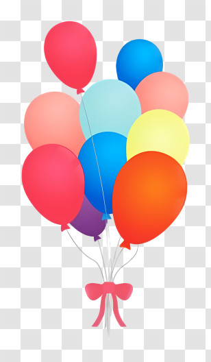 Balloons - Colorful Balloons For Celebrations Transparent PNG