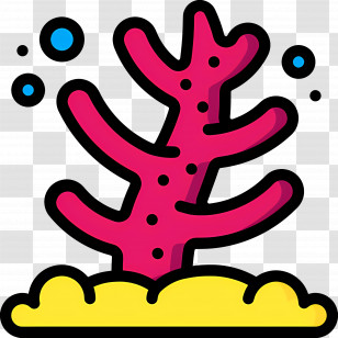 Coral Reefs - Cartoon Coral Illustration Transparent PNG
