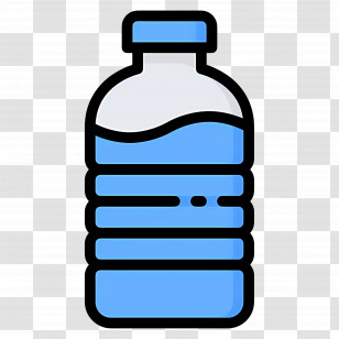 Mineral Water - Blue Water Bottle Icon Transparent PNG