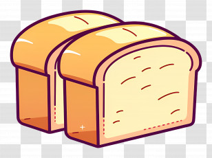 Bread - Slices Of Bread Illustration Transparent PNG