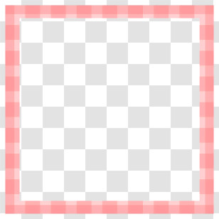 Icon - Minimalistic Pink Border Frame With Checkered Pattern Transparent PNG