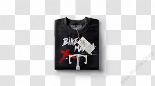 T-shirt Online Shopping Bicycle Logo - Charity Shop - Black Ink Splash Transparent PNG