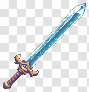 Pixel Sword - Pixel Sword For Adventure Transparent PNG