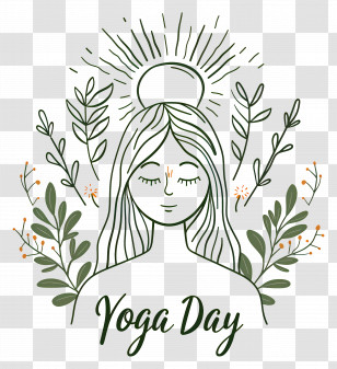 International Yoga Day - Illustrative Design For Yoga Day Celebration Transparent PNG