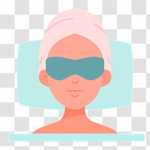 Beauty And Skincare - Woman Relaxing During Facial Spa Treatment Transparent PNG
