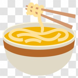 Emoji Ramen Onigiri Steaming Bowl - Tableware - Rice Transparent PNG