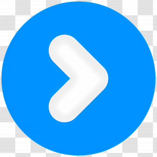 Blue Arrow - Right Arrow Icon In Blue Circle Transparent PNG