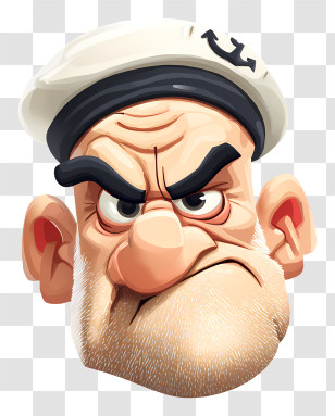 Popeye - Sailor Cartoon Character Transparent PNG