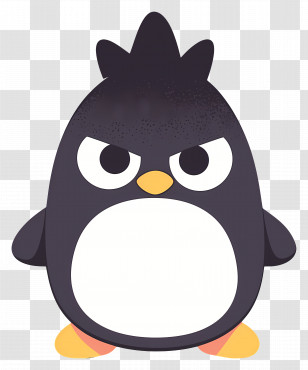 Badtz Maru - Cartoon Angry Penguin Character Transparent PNG