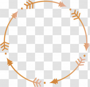 Circle Arrow Cute Hand Drawn Arrow Transparent PNG