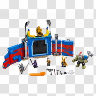 Thor Loki Hulk Lego Marvel Super Heroes Grandmaster - Toy Block Transparent PNG