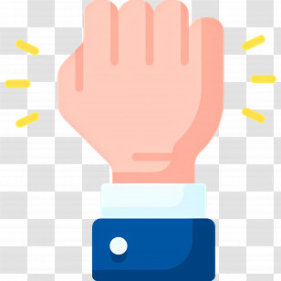 Fist Hand - Raised Fist Symbol Of Strength Transparent PNG