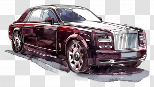 Luxury Car - Elegant Luxury Car Illustration Transparent PNG