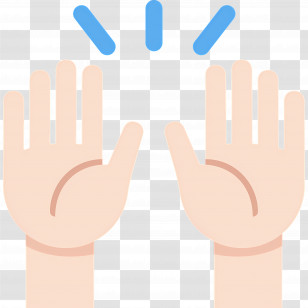 Raising Hands Emoji - Raised Hands In Celebration Transparent PNG